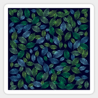 Abstract leaf pattern Magnet